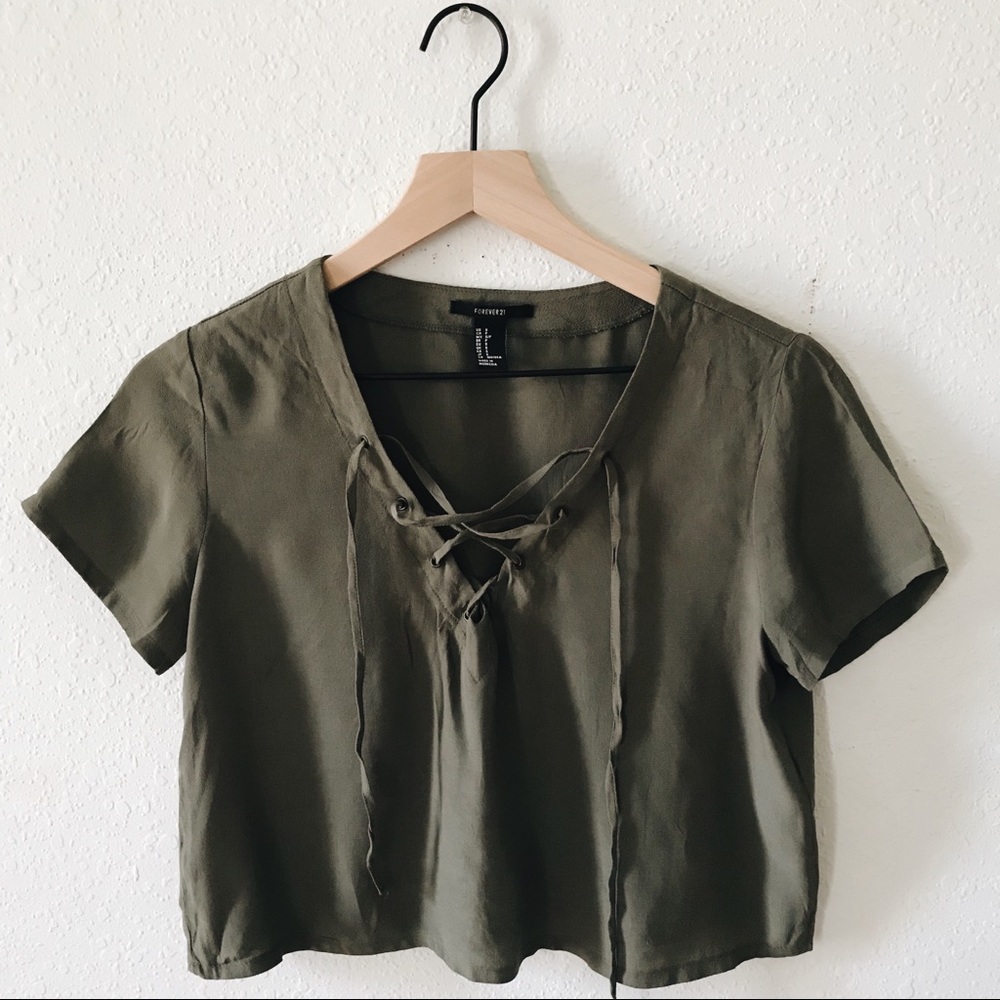 Olive Green Crop